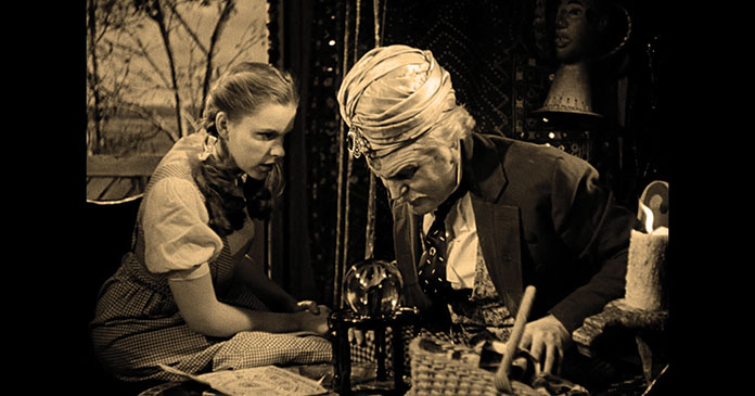 A crystal ball revealing paths through nested data structures